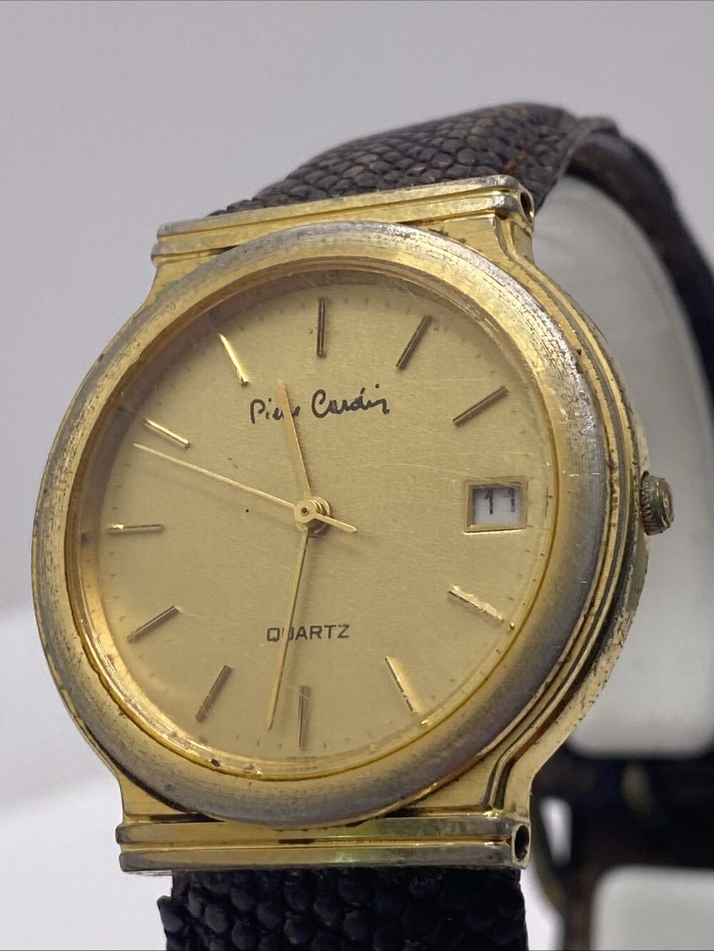 Vintage Pierre Cardini Gold Watch New Battery Womens